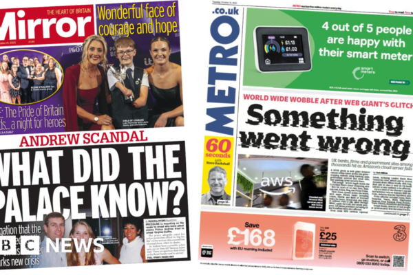 Judul berita: 'Apa yang diketahui istana?' dan 'Goncangan global'