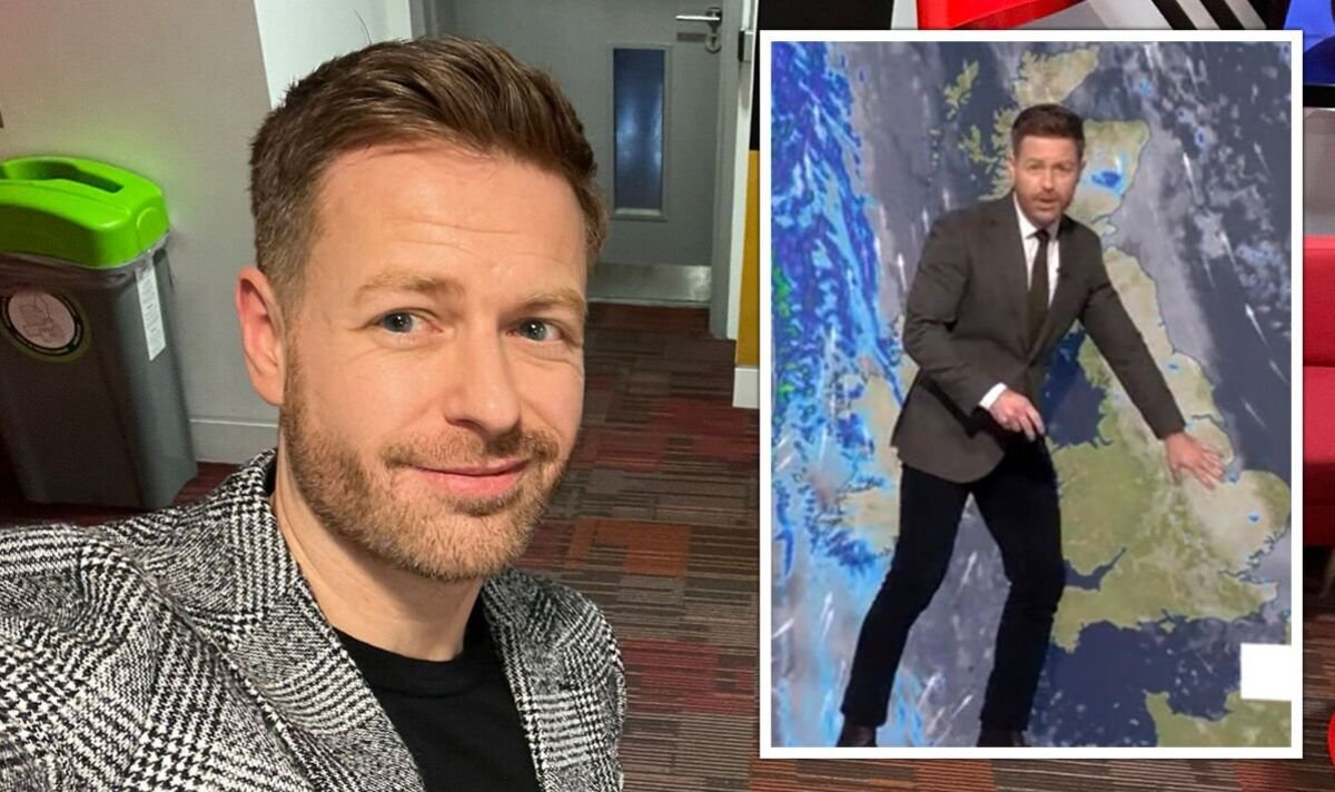 Tomasz Schafernaker dari BBC terjebak dalam gempa bumi besar dan badai petir di Indonesia.