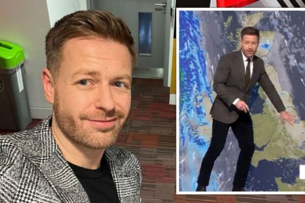 Tomasz Schafernaker dari BBC terjebak dalam gempa bumi besar dan badai petir di Indonesia.