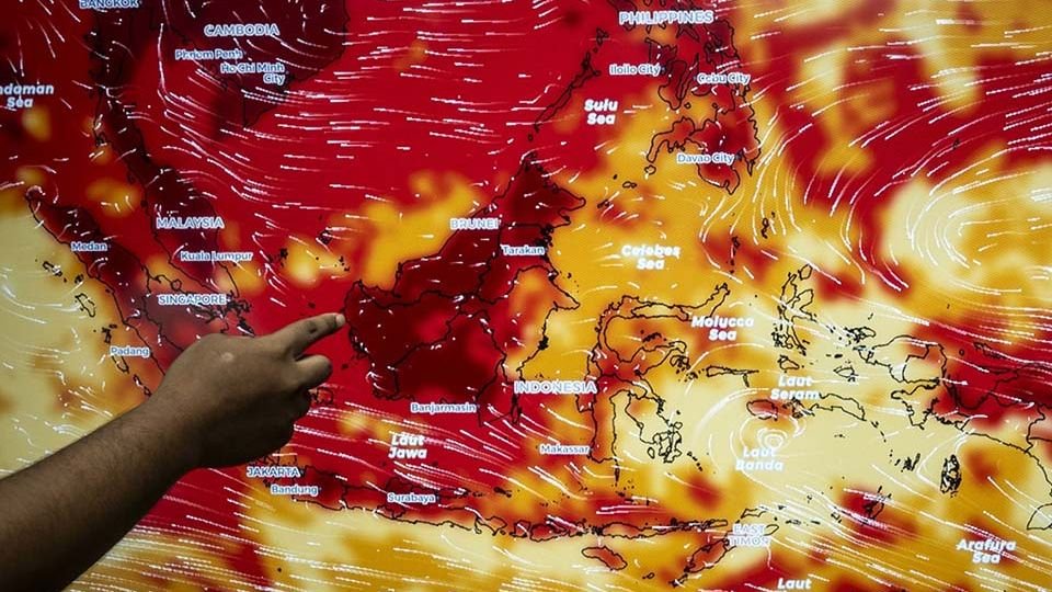 Indonesia mengalami bulan April terpanas dalam 40 tahun terakhir