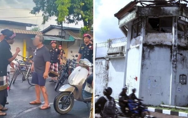 Seorang turis asal AS ditahan setelah melanggar Hari Keheningan Bali dengan berjalan-jalan di Indonesia