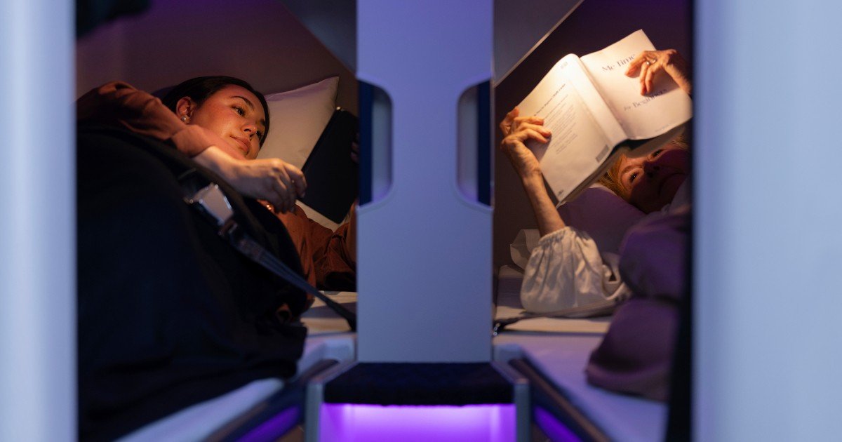 Air New Zealand memperkenalkan tempat tidur susun untuk penumpang kelas ekonomi