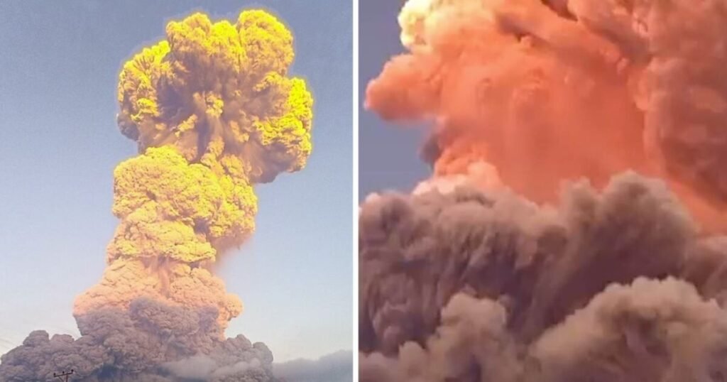 Gunung berapi di Indonesia: Letusan besar memuntahkan abu setinggi 32.000 kaki saat status siaga merah diberlakukan