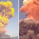 Gunung berapi di Indonesia: Letusan besar memuntahkan abu setinggi 32.000 kaki saat status siaga merah diberlakukan