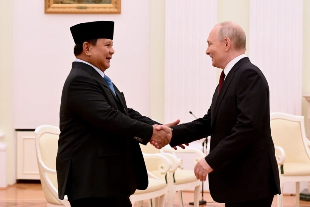 Indonesia dan Rusia mempererat hubungan dalam pertemuan hangat antara Prabowo dan Putin