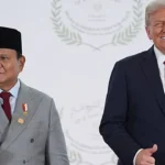 Presiden Indonesia meminta Trump untuk bertemu dengan putranya, Eric, dalam momen 'mikrofon tak sengaja menyala'